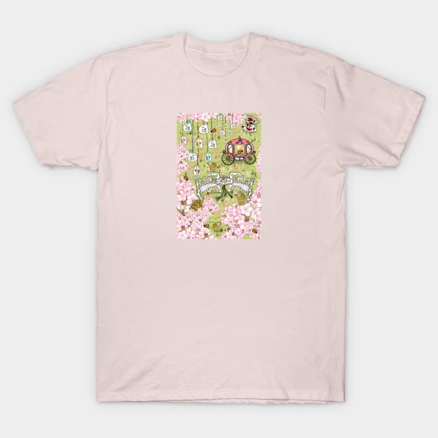 Queen Bee Garden Party T-Shirt by Salzanos